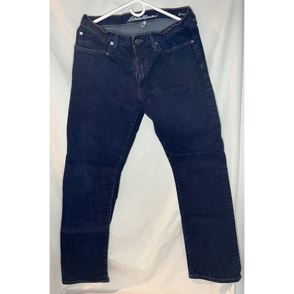 Eddie Bauer Jeans Straight 32x32 Specially Dyed Dark Wash